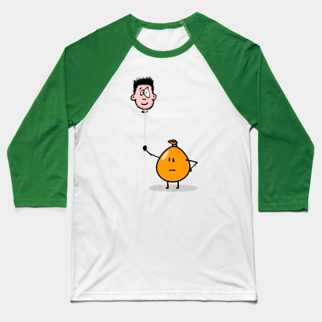 Surreal Balloon Baseball T-Shirt by cjboco